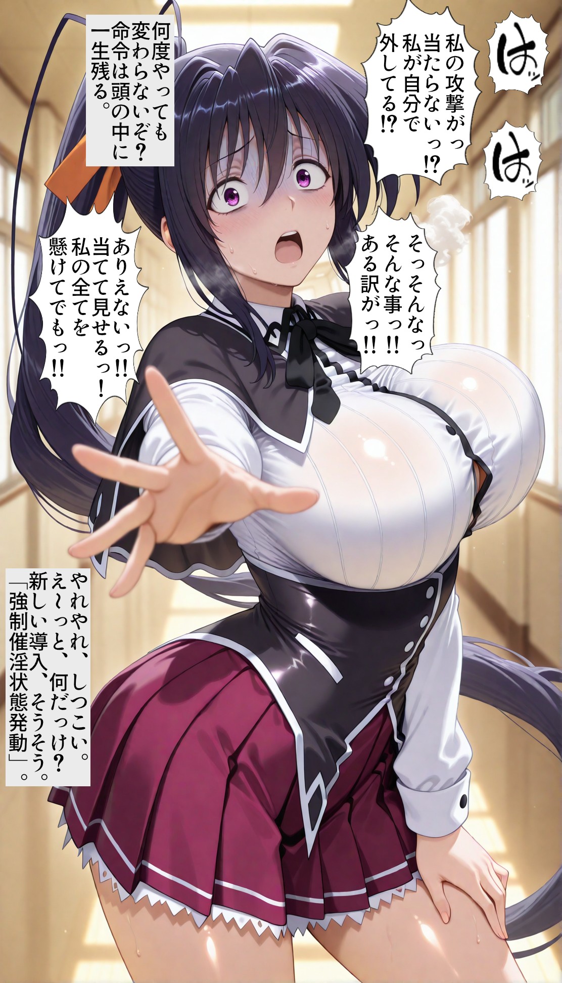  洗脳魔眼の全力だぜぇ！！貞淑な堕天使◯乃を催淫変態調教！！エロ穴ぜ〜んぶ使い放題淫乱オナホ15