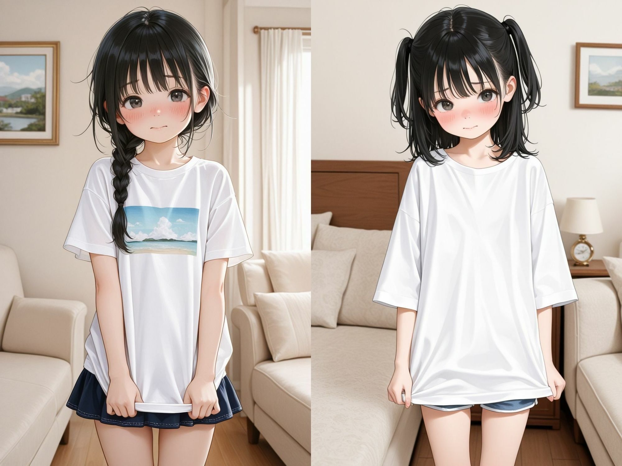 【つるぺた】 家で無防備な妹に種付け！〜丸見えのちっぱいに勃起した〜2