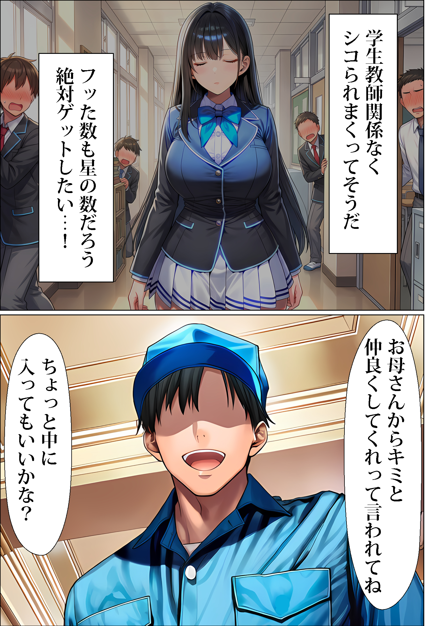 超高級マンション清掃員の俺、仕事ついでにハイスペ美人居住者たちの愚痴を聞いていたら完全合意の中出しハーレム生活を送ってしまう223