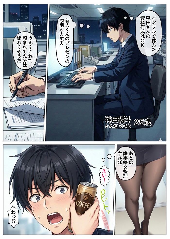 おっとり恋人上司とクールな女上司、見た目と中身が違いすぎて毎日搾り取られる話14