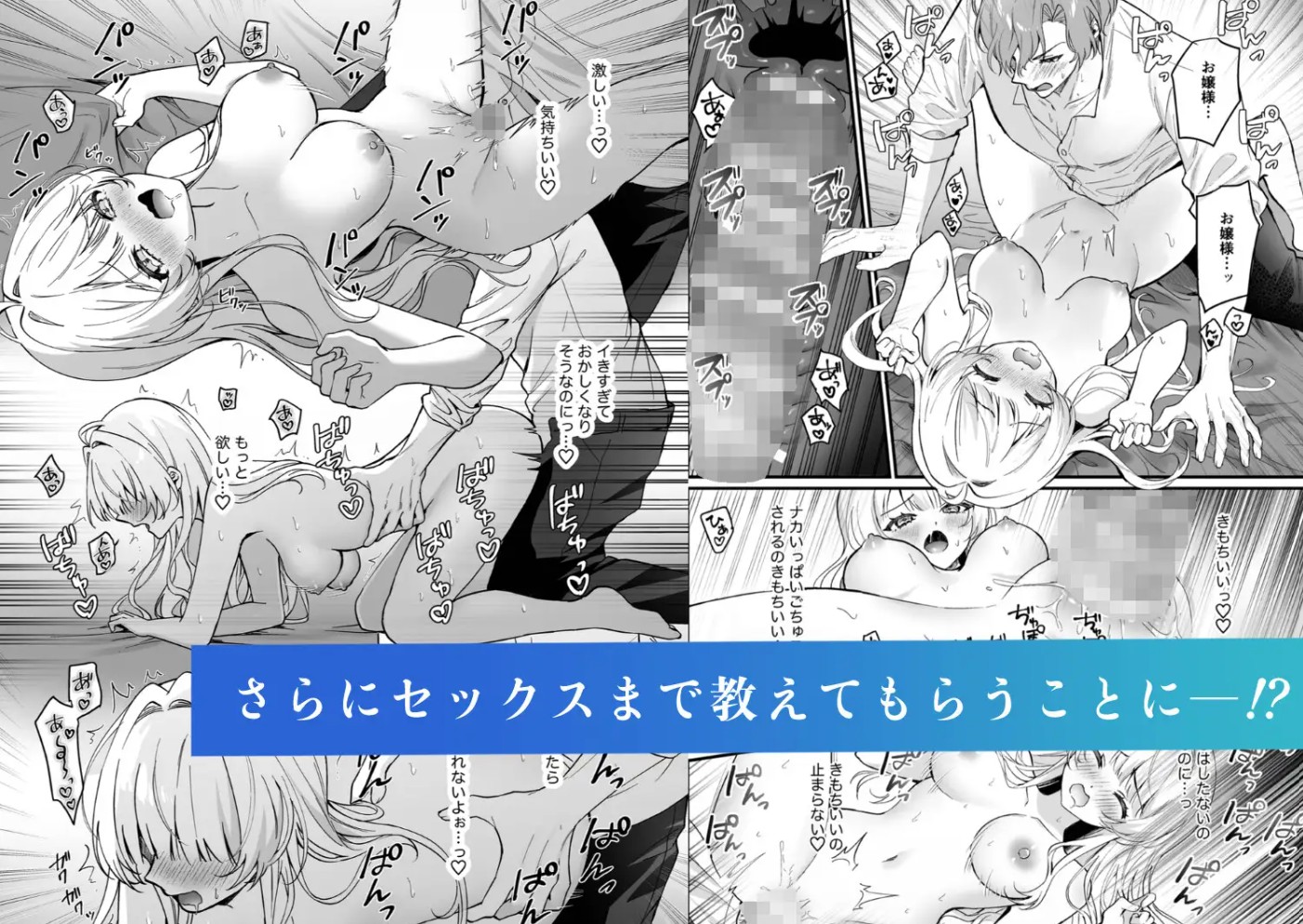 性に無知なお嬢様、生真面目執事に性教育される6