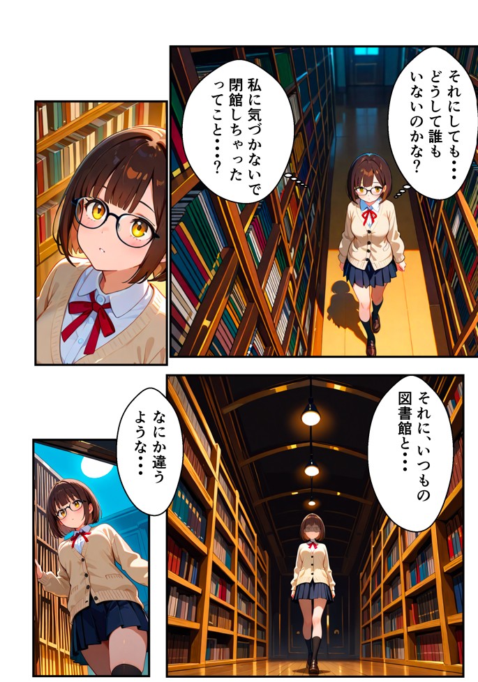 触手図書館の夜16