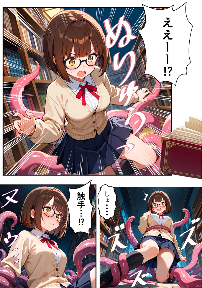 触手図書館の夜23