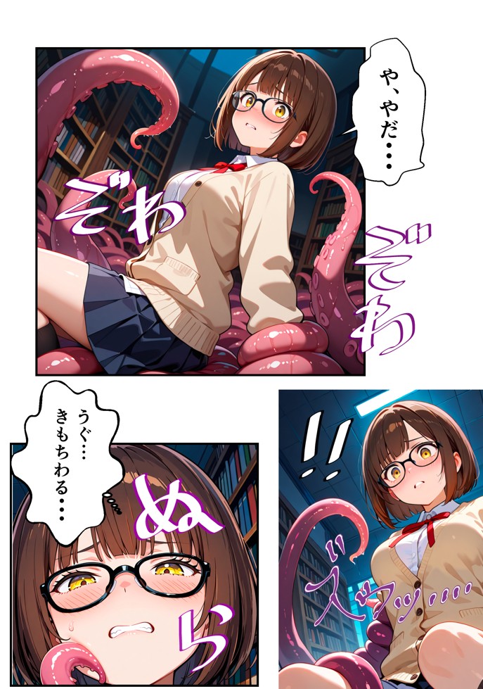 触手図書館の夜24