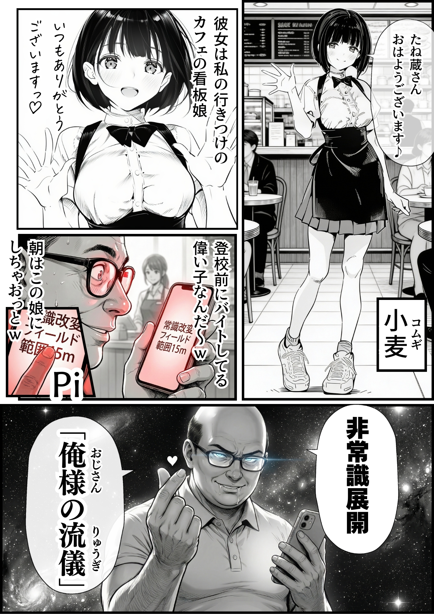 操作系チート能力に覚醒したメタボおじさんが最強スマホで美少女種付け性活16