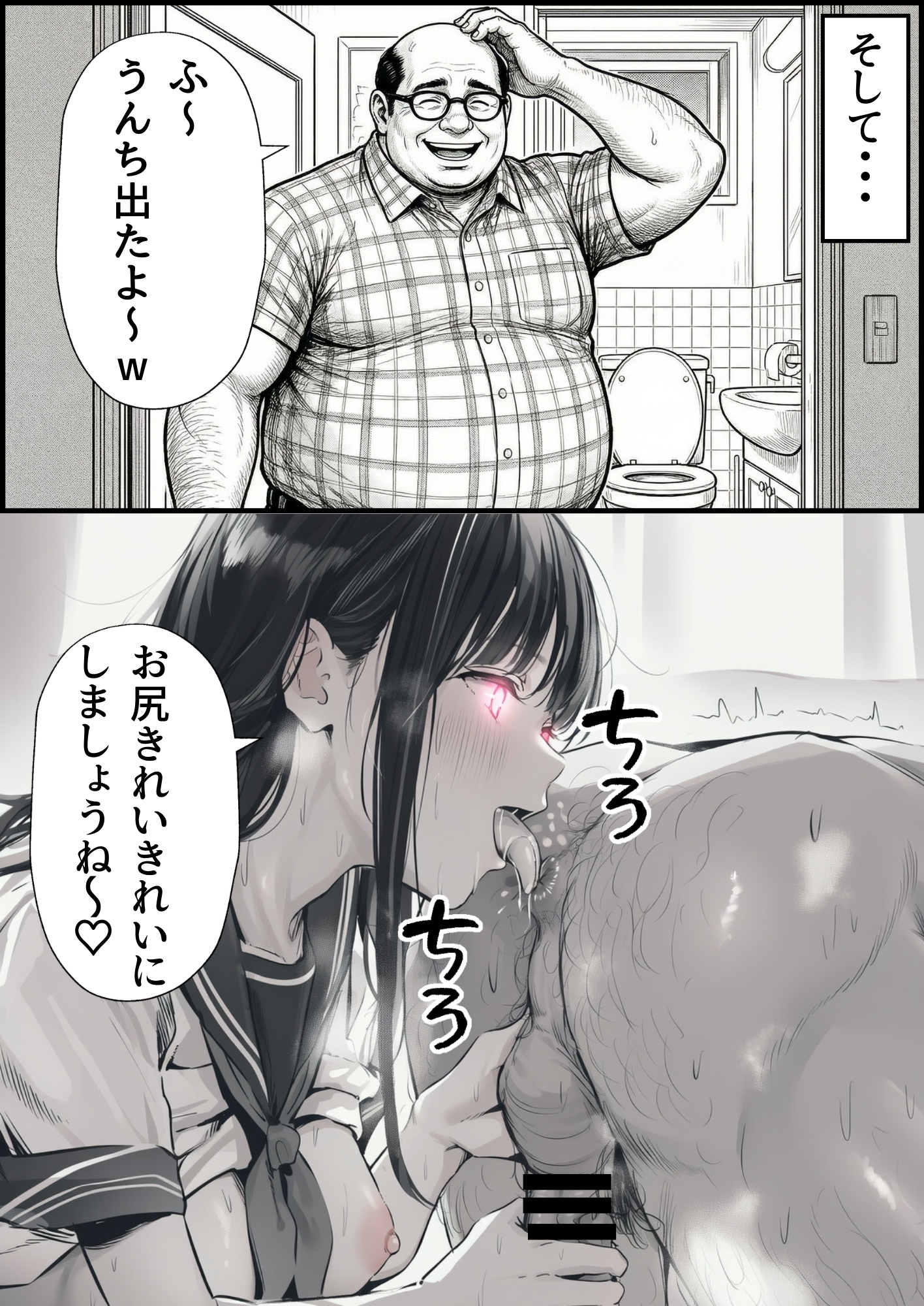 操作系チート能力に覚醒したメタボおじさんが最強スマホで美少女種付け性活97