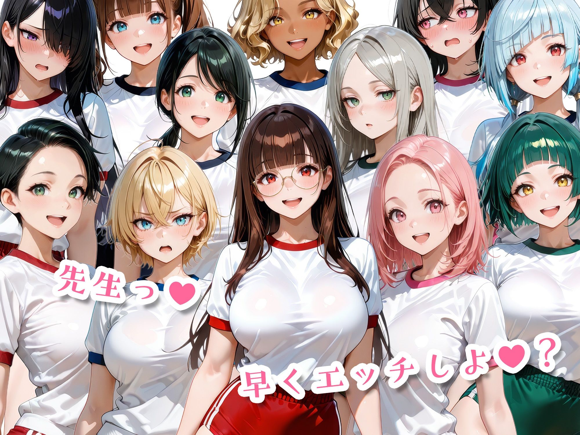 12人のブルマ体操服JKと毎日セックスしまくりな体育教師11