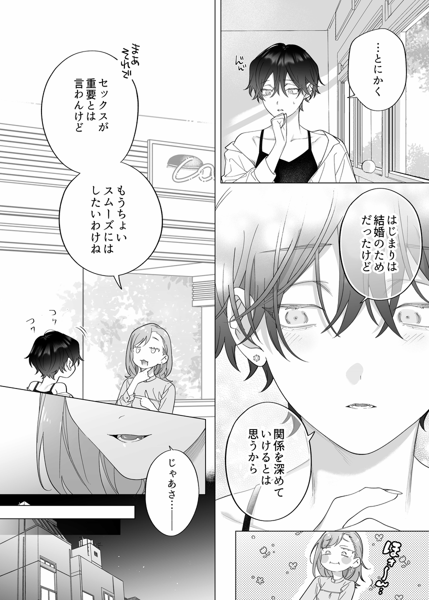 エロ漫画「結婚適齢期の、結婚を前提とした、結婚のための関係なのに 」サンプル7