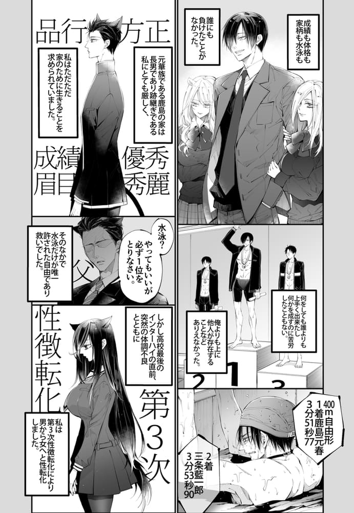 エロ漫画「ターシャリトランスストレンジ*人生負け知らずの俺が唯一勝てなかった相手と10年後に再会して見合い(1ヵ月同棲)する話」無料サンプル4