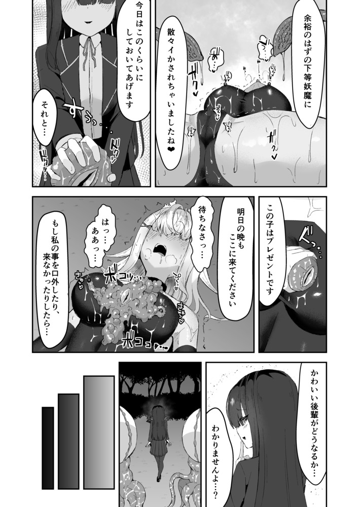 上級術師が後輩に触手で敗かされる話34